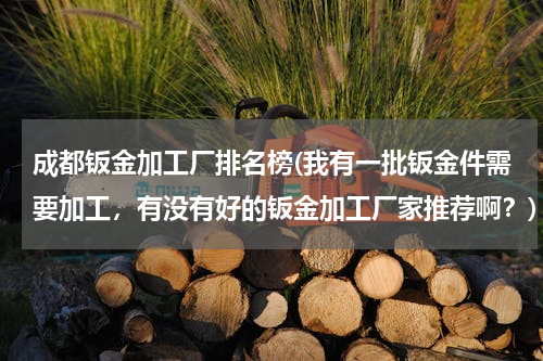 成都钣金加工厂排名榜(我有一批钣金件需要加工，有没有好的钣金加工厂家推荐啊？)