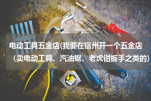电动工具五金店(我要在宿州开一个五金店（卖电动工具、汽油锯、老虎钳扳手之类的）怎么开？)