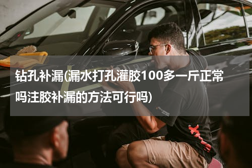钻孔补漏(漏水打孔灌胶100多一斤正常吗注胶补漏的方法可行吗)