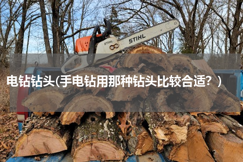 电钻钻头(手电钻用那种钻头比较合适？)