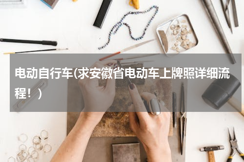 电动自行车(求安徽省电动车上牌照详细流程！)
