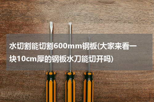 水切割能切割600mm钢板(大家来看一块10cm厚的钢板水刀能切开吗)