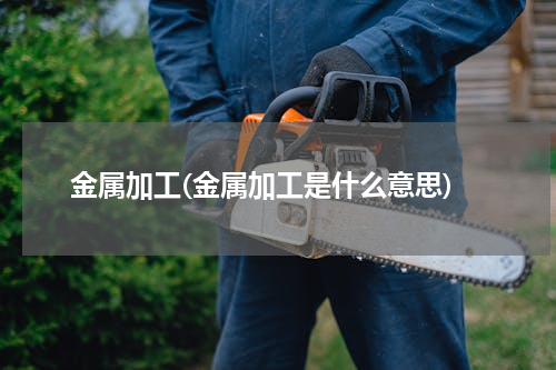 金属加工(金属加工是什么意思)