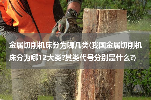 金属切削机床分为哪几类(我国金属切削机床分为哪12大类?其类代号分别是什么?)