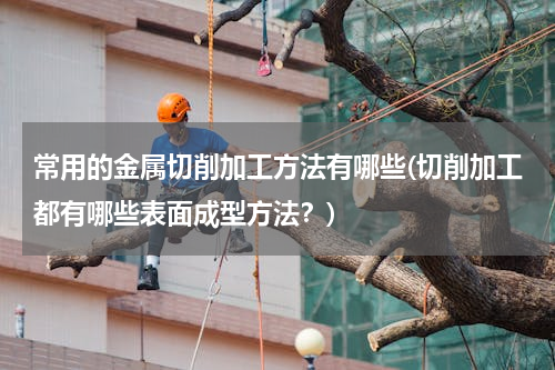 常用的金属切削加工方法有哪些(切削加工都有哪些表面成型方法？)