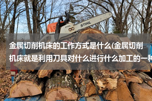 金属切削机床的工作方式是什么(金属切削机床就是利用刀具对什么进行什么加工的一种加工设备)