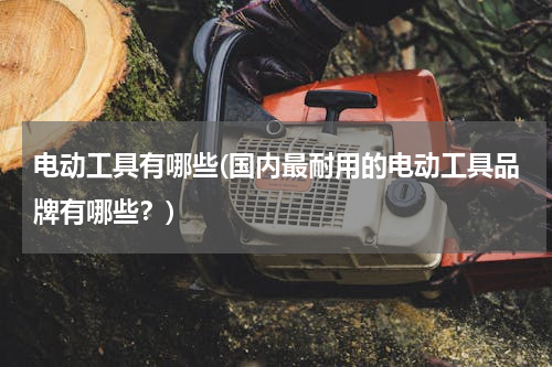 电动工具有哪些(国内最耐用的电动工具品牌有哪些？)