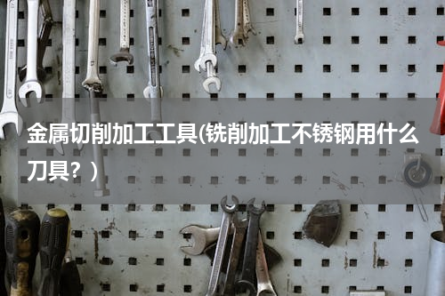 金属切削加工工具(铣削加工不锈钢用什么刀具？)