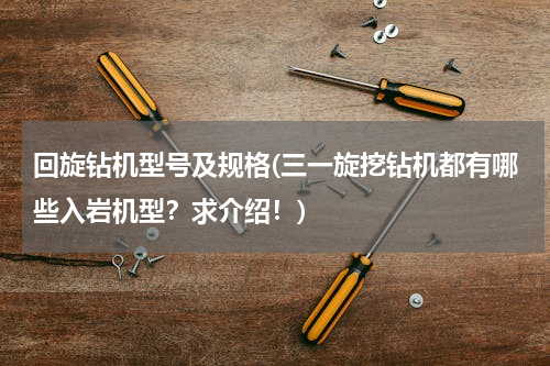 回旋钻机型号及规格(三一旋挖钻机都有哪些入岩机型？求介绍！)
