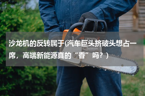 沙龙机的反转属于(汽车巨头挤破头想占一席，高端新能源真的“香”吗？)