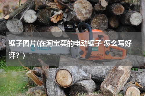 锯子图片(在淘宝买的电动锯子 怎么写好评？)