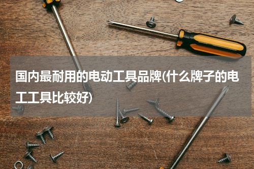 国内最耐用的电动工具品牌(什么牌子的电工工具比较好)