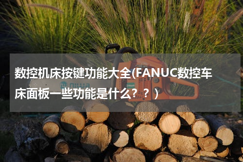 数控机床按键功能大全(FANUC数控车床面板一些功能是什么？？)